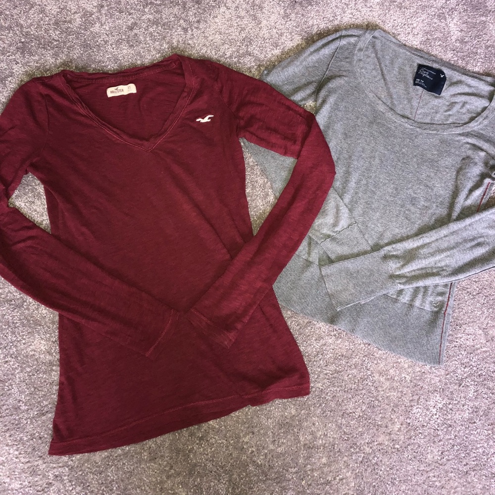 Bundle Set Of 2 Long sleeve t shirts XS